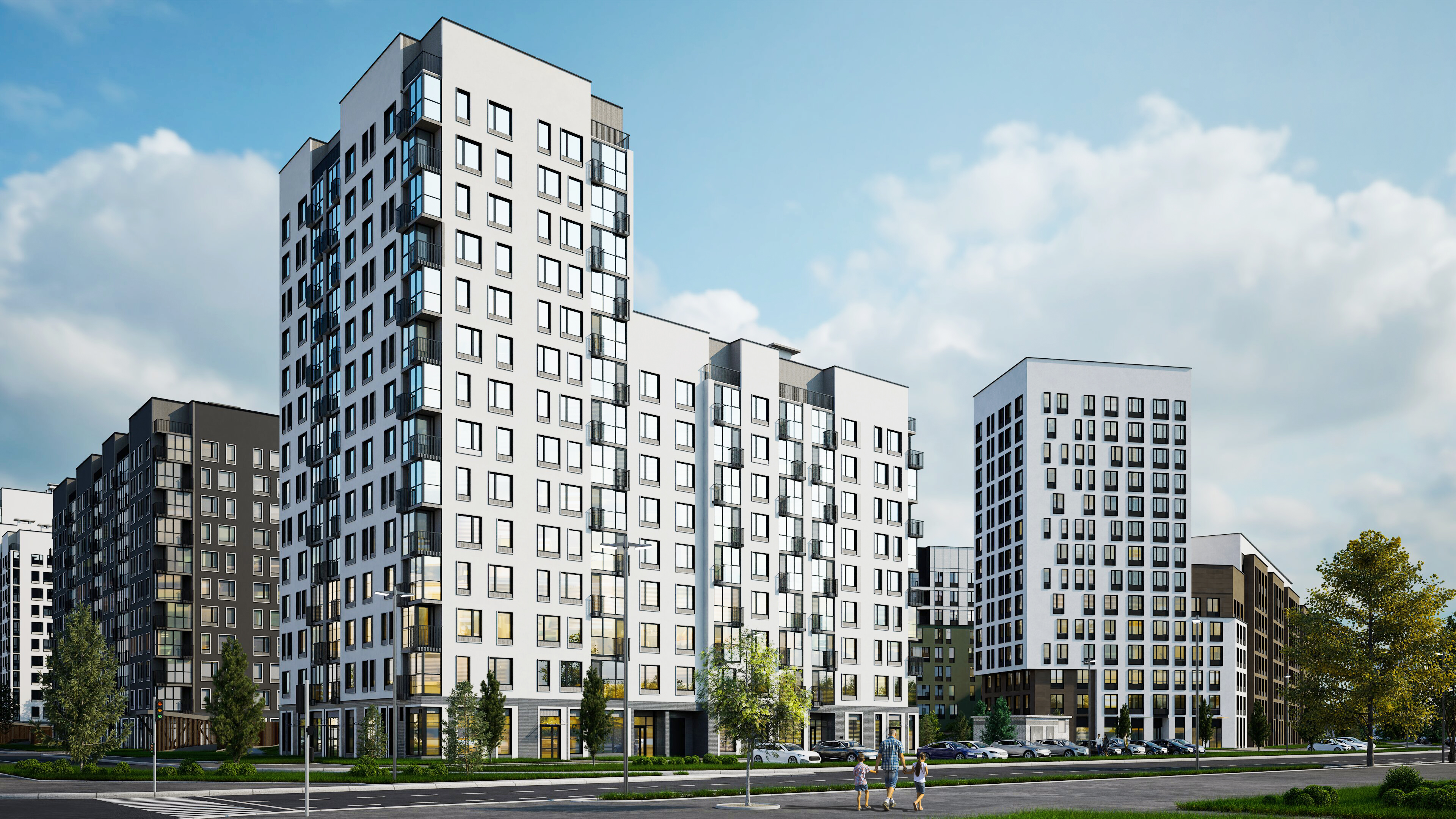 ЖК "Зеленая река" , 2 очередь, корп. 1-5