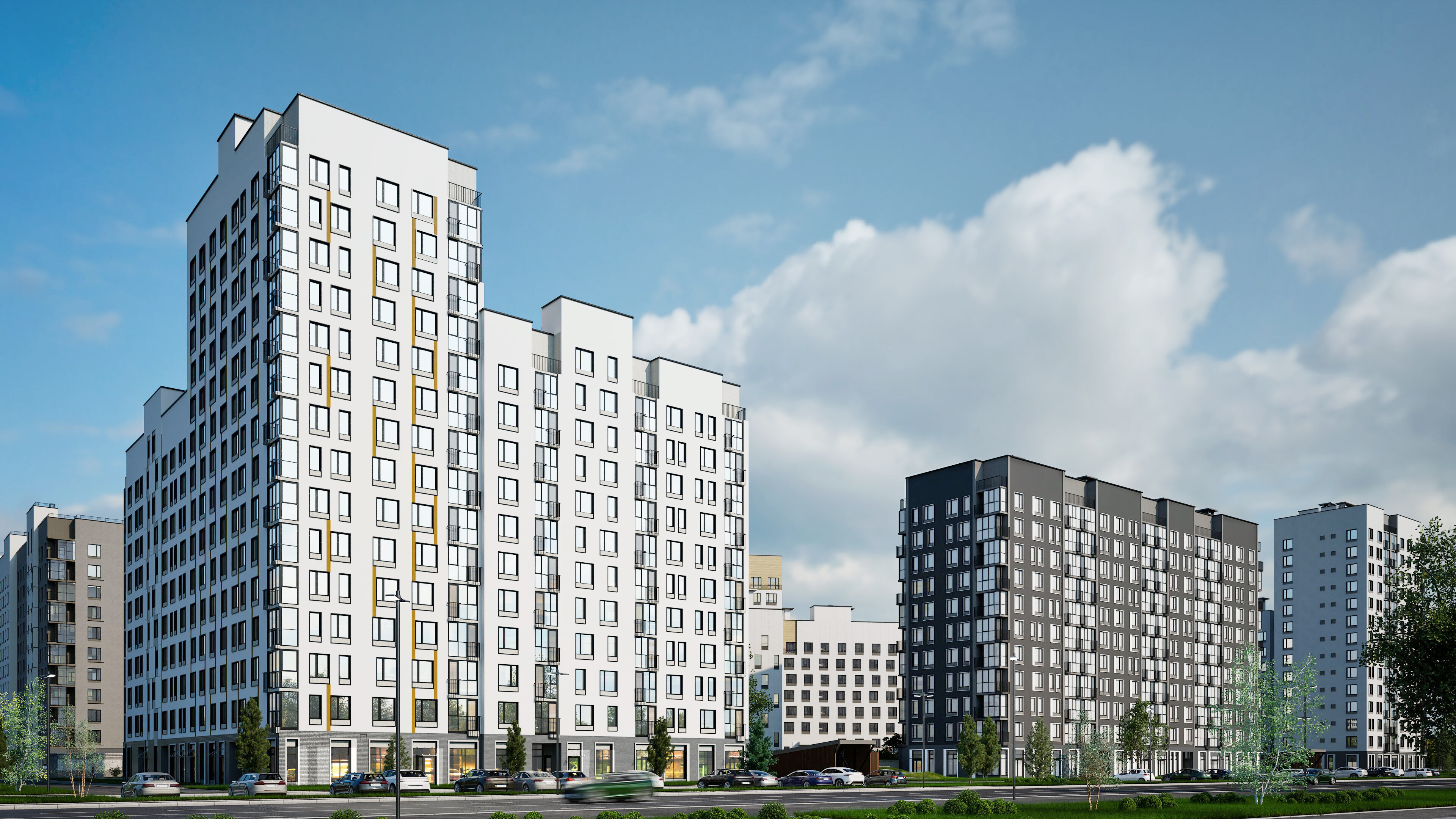 ЖК "Зеленая река" , 2 очередь, корп. 1-5