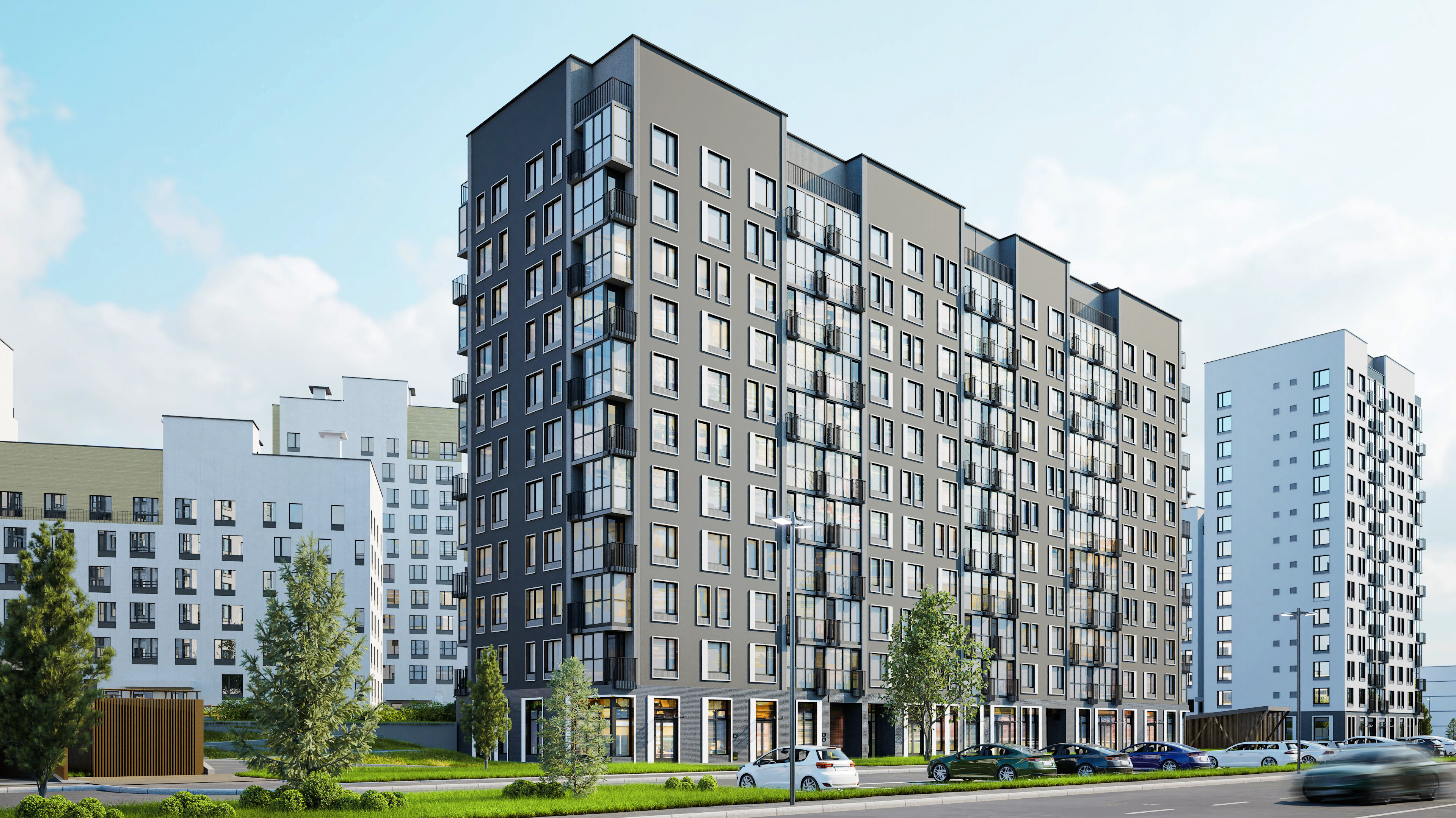 ЖК "Зеленая река" , 2 очередь, корп.9-13